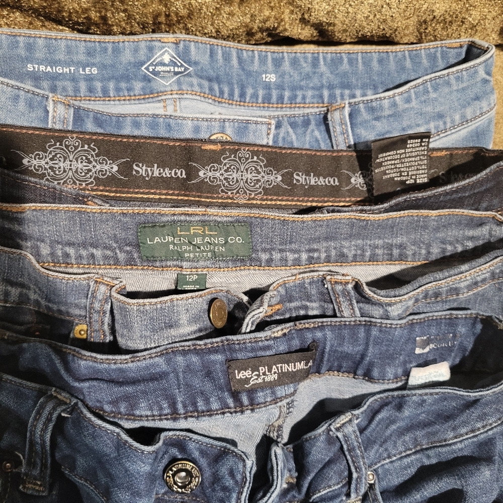 4 pairs Size 12S Jeans